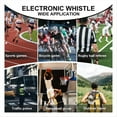 thumbnail image 5 of Silbato Electrónico, Silbato Fuerte para Entrenadores, Volumen de 3 Tonos y 3 Sonidos de Silbato Diferentes Ajustables, 5 of 5