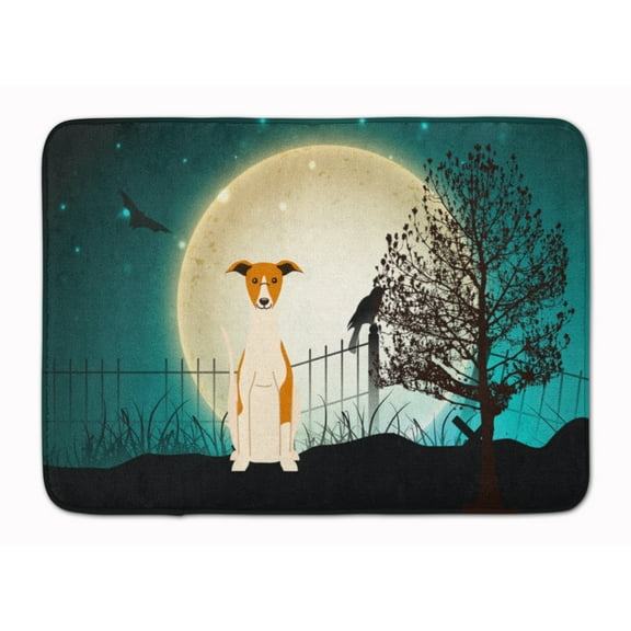 Halloween Scary Whippet Machine Washable Memory Foam Mat