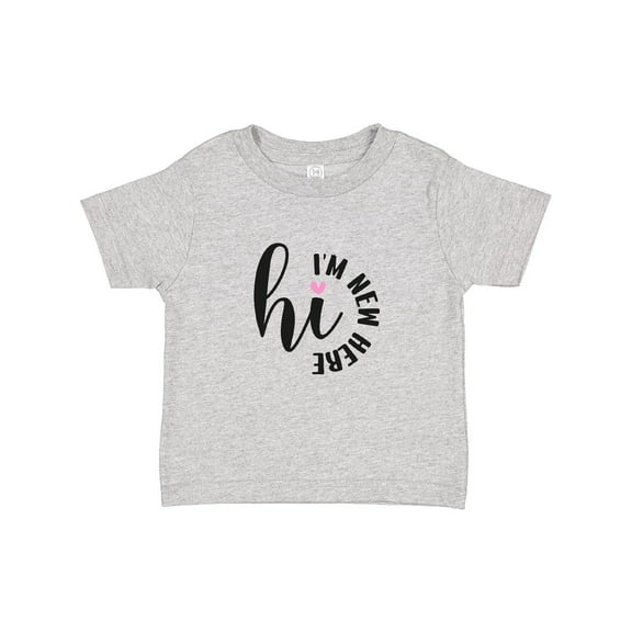 Inktastic Hi, I'm New Here Girls Baby T-Shirt