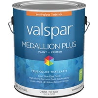 Valspar 028.0024003.007 1 gal Medallion Plus Acrylic Latex All Purpose Paint & Primer, Tint - Pack of 4