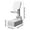 White, variant on Speakers Bluetooth Wireless, Desktop Bluetooth Speaker Clock Alarm Multifunctional Foldable Lifting Tablet Phone Wireless Charger