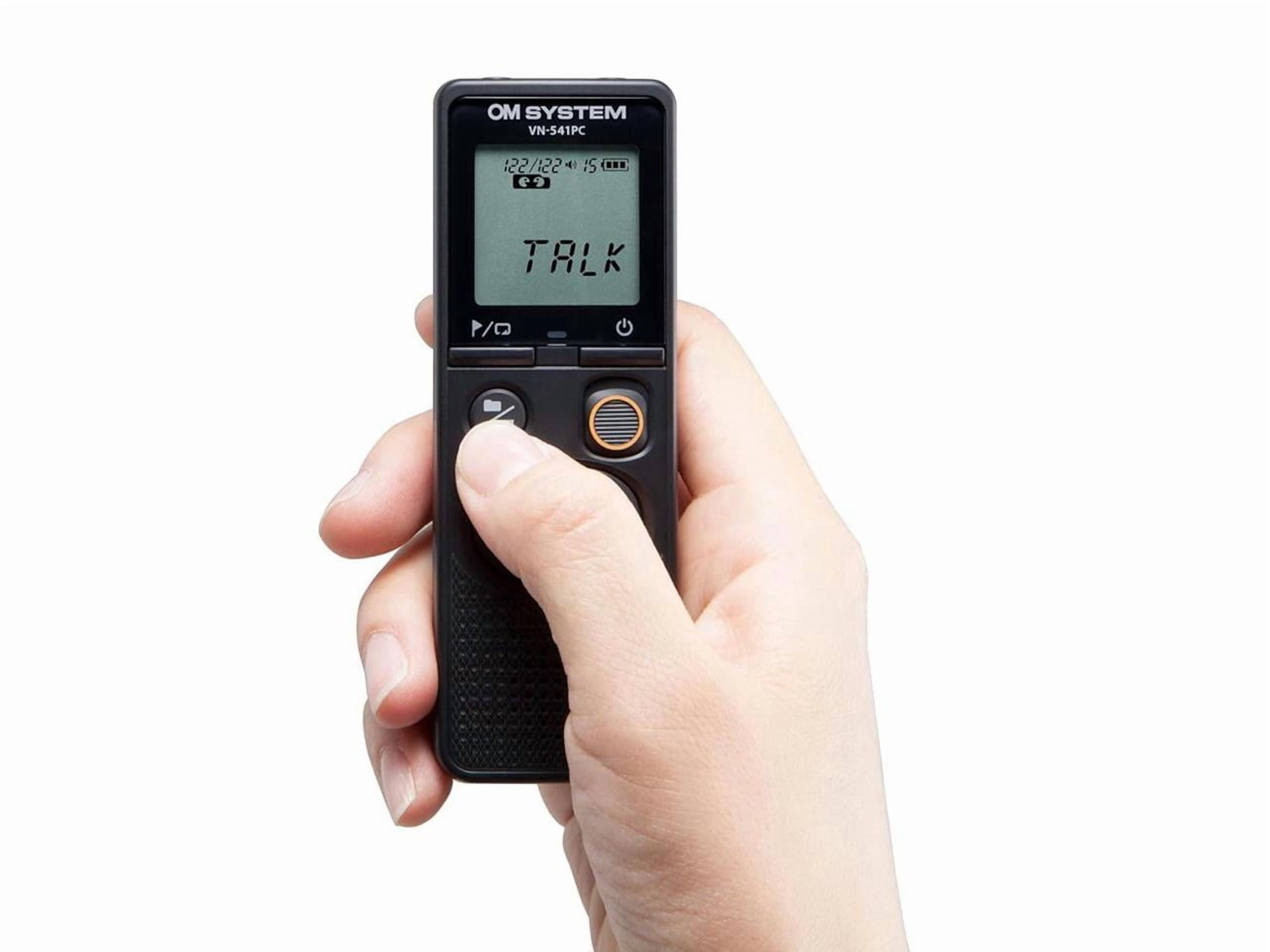 OM SYSTEM VN-541PC 4GB Digital Voice Recorder, Black #V420040BU000