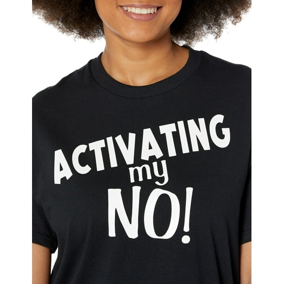 NO 2 sided Unisex T-Shirt, Black, Small