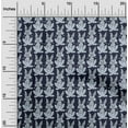 thumbnail image 1 of oneOone Tissu en Coton Cambrique Imprimé Lapin au Mètre 56 Pouces de Large, 1 of 4