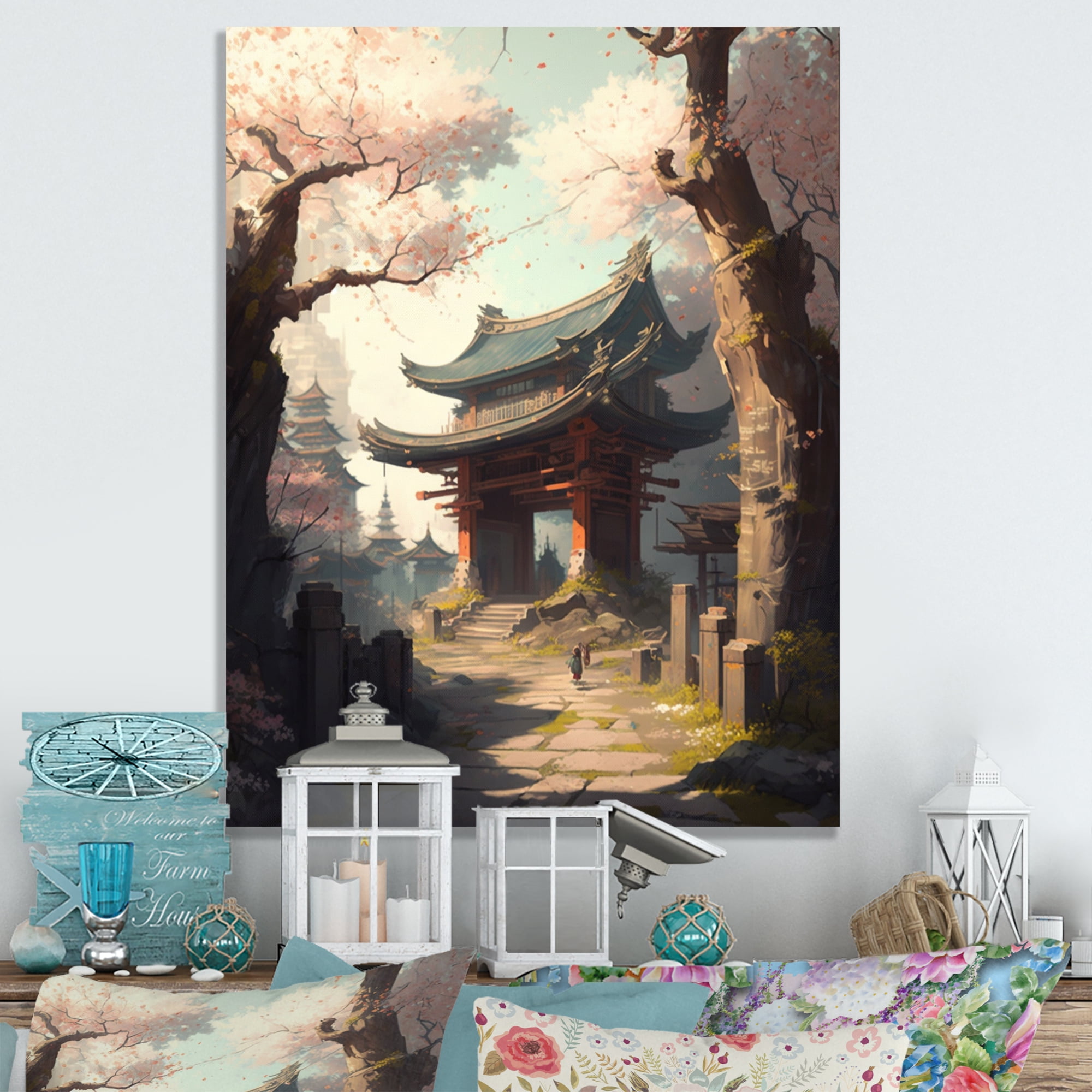 Designart Architectural City Landscape IV Canvas Wall Art