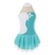 thumbnail image 3 of Vestido de leotardo de ballet para niñas, patinaje artístico, sin mangas, con lentejuelas brillantes, decorado con flores y espalda hueca, traje de ballet de salón, 3 of 5