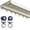 White, variant on Ceiling Curtain Track - Double Rails System, Sliding Curtain Rail (White, 2M)