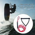 thumbnail image 4 of Yuarrent Cuerda para esquí acuático con asa, portátil, para surf, deportes acuáticos, cable de seguridad, canotaje, Wakeboard, conexión, Deportes acuáticos, 4 of 6