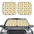 thumbnail image 2 of Gukieu Corn Sunflowers Print Car Windshield Sun Visor, Foldable Anti-UV Car Sun Visor Suitable for Vans, Trucks Car Accessories-Large, 2 of 6