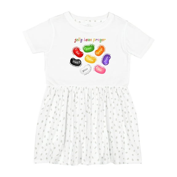 Inktastic Jelly Bean Prayer Girls Toddler Dress