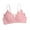 Pink, variant on Oversize Bras for Women No Underwire Fashion Solid Color Steel Rings Lace Pad Gathering Camisole Integrated Type Daily Bra Up to 65% off!