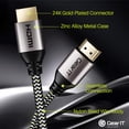 thumbnail image 4 of Cable HDMI GEARit de 5 m, alta velocidad, 4K 60 Hz, trenzado de nailon, 4 of 7