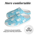 thumbnail image 6 of Wukai Skating Poodle Fun Print Women's Indoor Bedroom Slipper Slip On Shoes, Unisex House Shoes with Anti-Skid Sole for Men, Gift for Women Men-46/47, 6 of 7