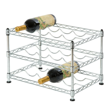 12-Bottle Stackable Wine Rack by Seville Classics