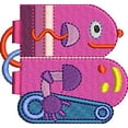 thumbnail image 4 of Threadart Machine Embroidery Designs - Robot Alphabet (1), 4 of 9