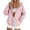 Pink #059, variant on Zip Up Rain Jacket Women Lightweight Waterproof Hooded Jacket Casual Windbreaker Outdoor Raincoat, 2XL