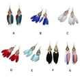 thumbnail image 3 of Pendientes de borla de flores colgantes Minnieouse Multicolor fáciles de combinar con personalidad, 3 of 6
