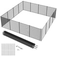 thumbnail image 1 of Pool Safety Fence – Removable for Inground & Above Ground Pools – Durable PVC Mesh Barrier – Easy DIY Install – Stainless Steel Feet – 4x48FT, 1 of 6