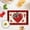 B, variant on Artoid Mode Red Love Valentines Day Placemats Set Of Wedding Holiday Table Mats For Party Kitchen Dining Decoration for Couples