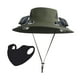 thumbnail image 1 of Sombrero de pesca al aire libre con ventilador solar ancho para acampar y hacer senderismo, sombrero para el sol para hombre con ventilador solar, sombreros de pesca con ventilador ajustable de 3 velo, 1 of 5