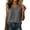 03# Gray, variant on Women's Linen Tops Loose Fit Cotton Sleeveless Top Moisture-Wicking Casual Summer Blouse Breathable Solid Relaxed Flowy Tank Shell for Beach Vacation S-3XL