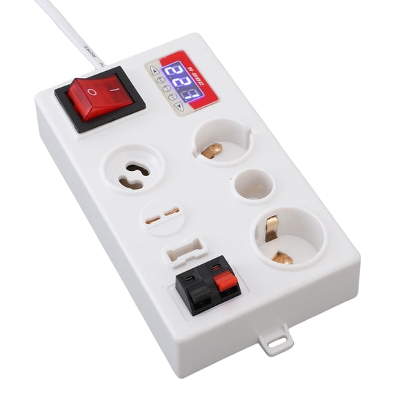 LED Light Bulb Tester, Current Voltage Power Tester with LED Display, Multifunction LED Lamp Tester Box for B22 E14 E27 GU10 G4 to G12 G9 Lamp Base
