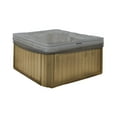 thumbnail image 4 of Hot Tub Cover / Spa Cover 12 Oz Waterproof - 100% Weather Resistant Outdoor Square Spa Cover with Elastic for Snug Fit (14" H x 90" W x 90" D, Grey), 4 of 7
