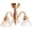 3-head bud lamp, variant on Jiibva 1:12 LED Light Ceiling Home Decor Lamp Chandelier Model Dollhouse Miniature Furniture Lighting