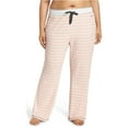 thumbnail image 2 of P.J. Salvage Womens Cozy Time Thermal Pajama Pants, Pink, Plus Size, 2X, 2 of 2
