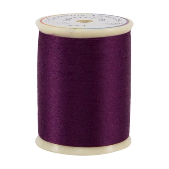 441 So Fine Polyester Thread 3-ply 50wt 550yds Purple Iris