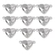 thumbnail image 1 of Cierres para collares, cierres para joyería, cierres para pulseras, collares y pulseras. Forma de corazón 10 piezas, 1 of 9