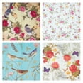 thumbnail image 5 of Wrapables® Floral 2 Ply Paper Napkins (40 Count) for Wedding, Dinner Party, Tea Party, Decorative Decoupage, Birds Blue, 5 of 5