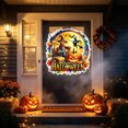 thumbnail image 6 of Orangide Halloween Window Clings, Scarecrow Pumpkin Decals Removable for Glass Door Wall Home Party Decorations, 6 of 7