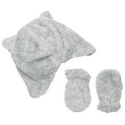 Carter's Baby Girls' Faux Fur Hat & Mitten Set