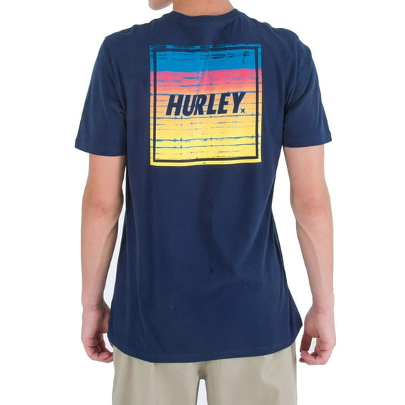Hurley Everyday Four Corners Short Sleeve T-Shirt in Night Force in size Medium
