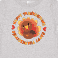 thumbnail image 4 of Inktastic Happy Thanksgiving with Cute Turkey Boys or Girls Baby T-Shirt, 4 of 5