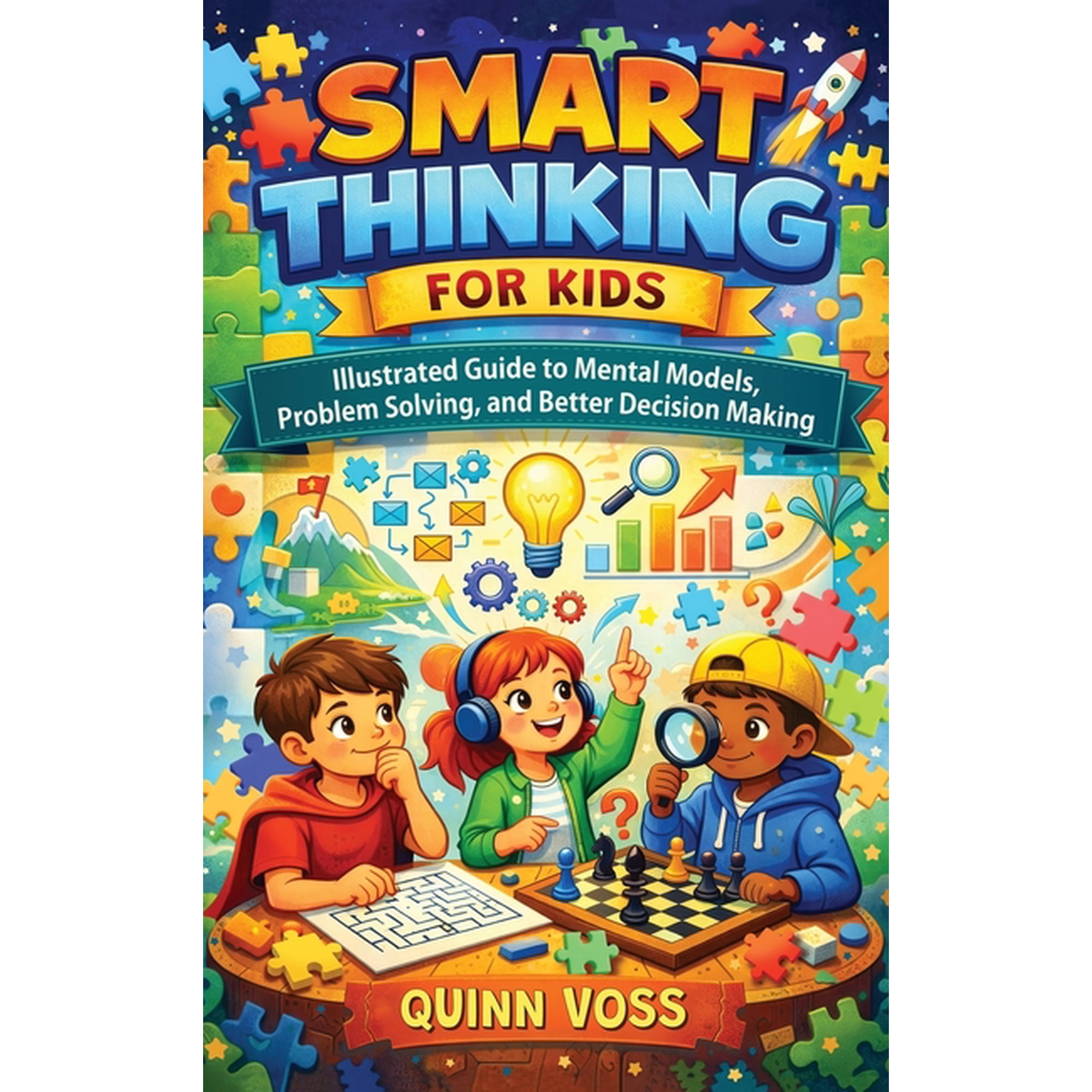 Smart Thinking for Kids: Illustrated Guide to Mental Models, Problem Solving, and Better Decision Making, (Hardcover)