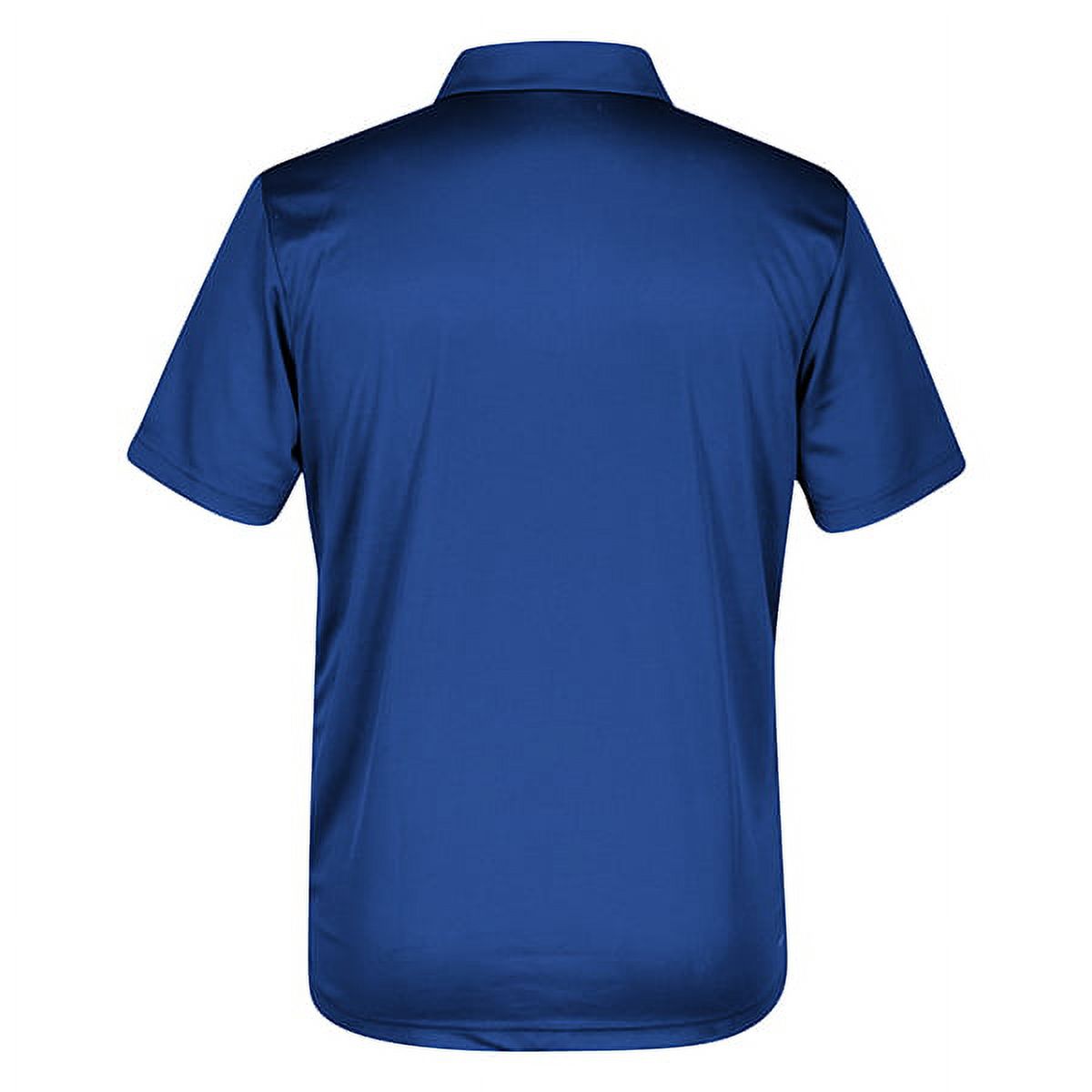 Adidas Men's Grind Climalite Performance Polo Shirt Golf Golfing (Royal, S) - image 2 of 2