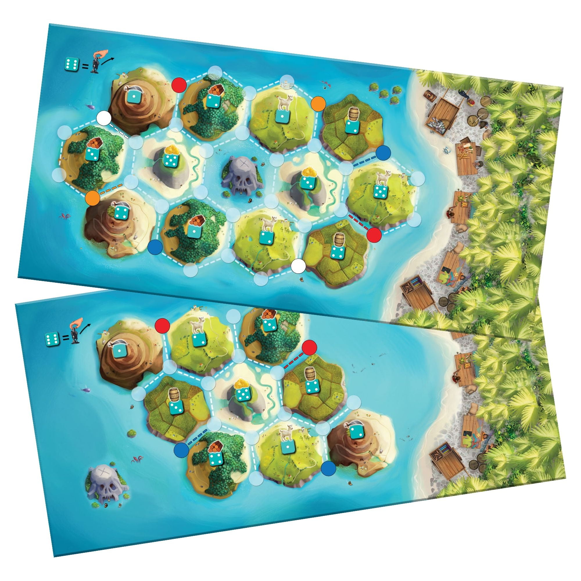 Catan Junior Family Strategy Board Game for ages 6 and up, from Asmodee