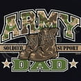 thumbnail image 3 of Tee Hunt Army Dad T-Shirt for Dad Soldier Support Our Troops Patriotic Mens Shirt, 3 of 5