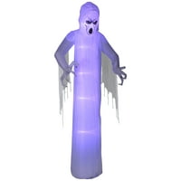 Gemmy 12 Feet Halloween Light show Airblown Frightening Ghost