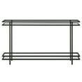 thumbnail image 3 of Evelyn&Zoe Robillard 52" Wide Rectangular Console Table, Blackened Bronze, 3 of 7