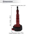 thumbnail image 4 of 10mm Motorcycle Slider Frame Aluminum Alloy Plastic Wheel Fairing Protection Crash Pad Protector Guard 85mm 195mm Bolt Red 1 Set, 4 of 7