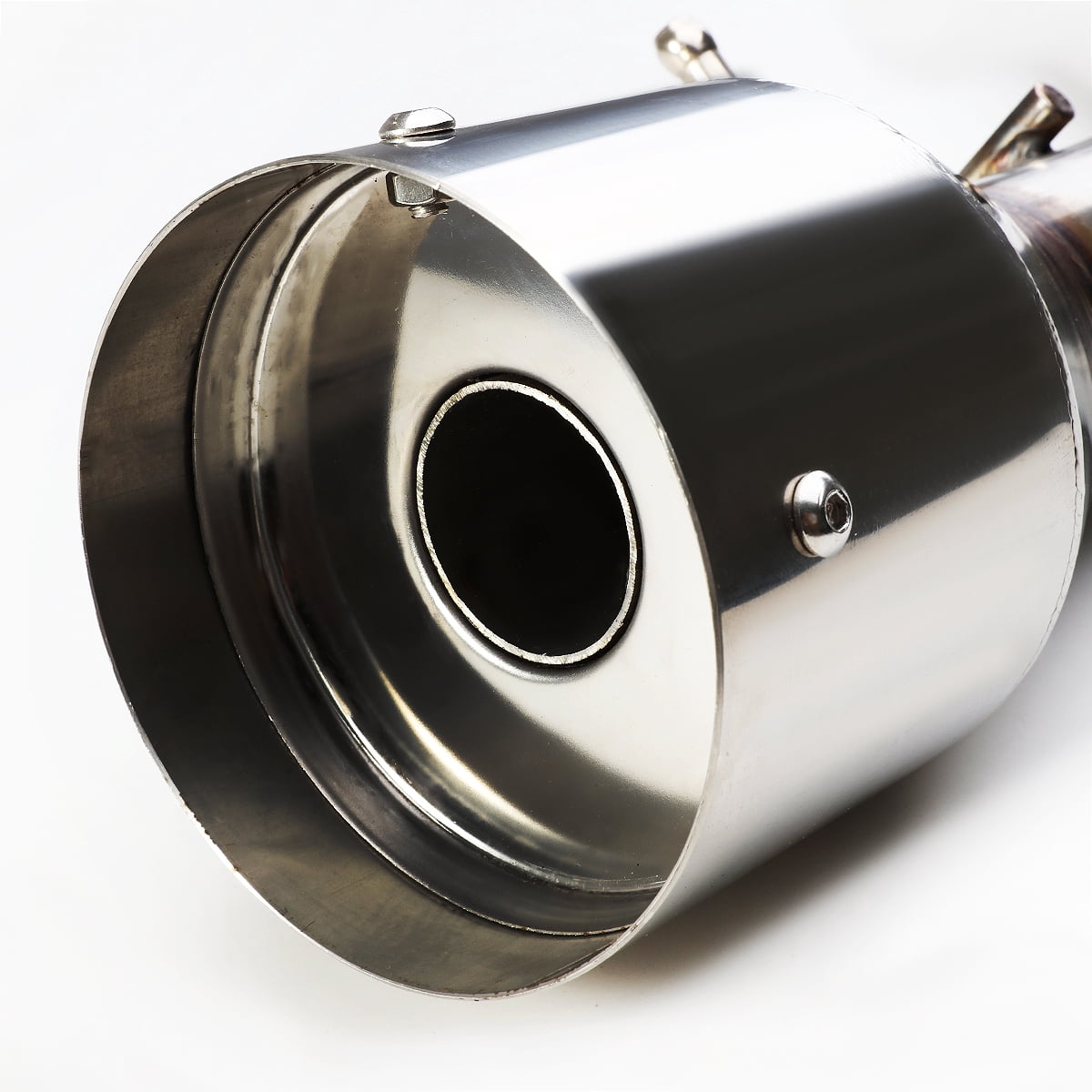 DNA Motoring CBE-FF00 Ford Focus Catback Exhaust System 4.5" Tip Muffler - ZX3 ZX5 ZETEC 2.0L 2.3L