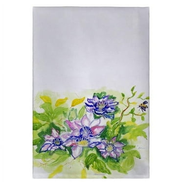 Betsy Drake GT284 Clematis Guest Towel - 20 x 20 in.