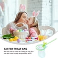 thumbnail image 2 of KAKOWELY Bolsa de regalo de Pascua brillante, bolsa de fiesta de Pascua, bolsa de regalo de conejito novedosa, bolsa de recuerdo de fiesta, bolsa con asa de madera, 2 of 5