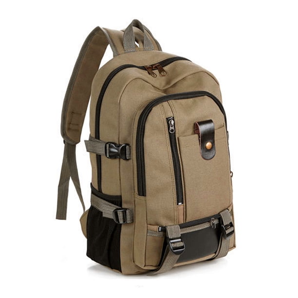 Mochila portátil para hombres Mochila de viaje Mochila de lona de gran capacidad Bolsa de al Cacagoo Mochila