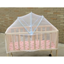 LAMIRO Baby Cradle Mosquito Net with Hooks, White
