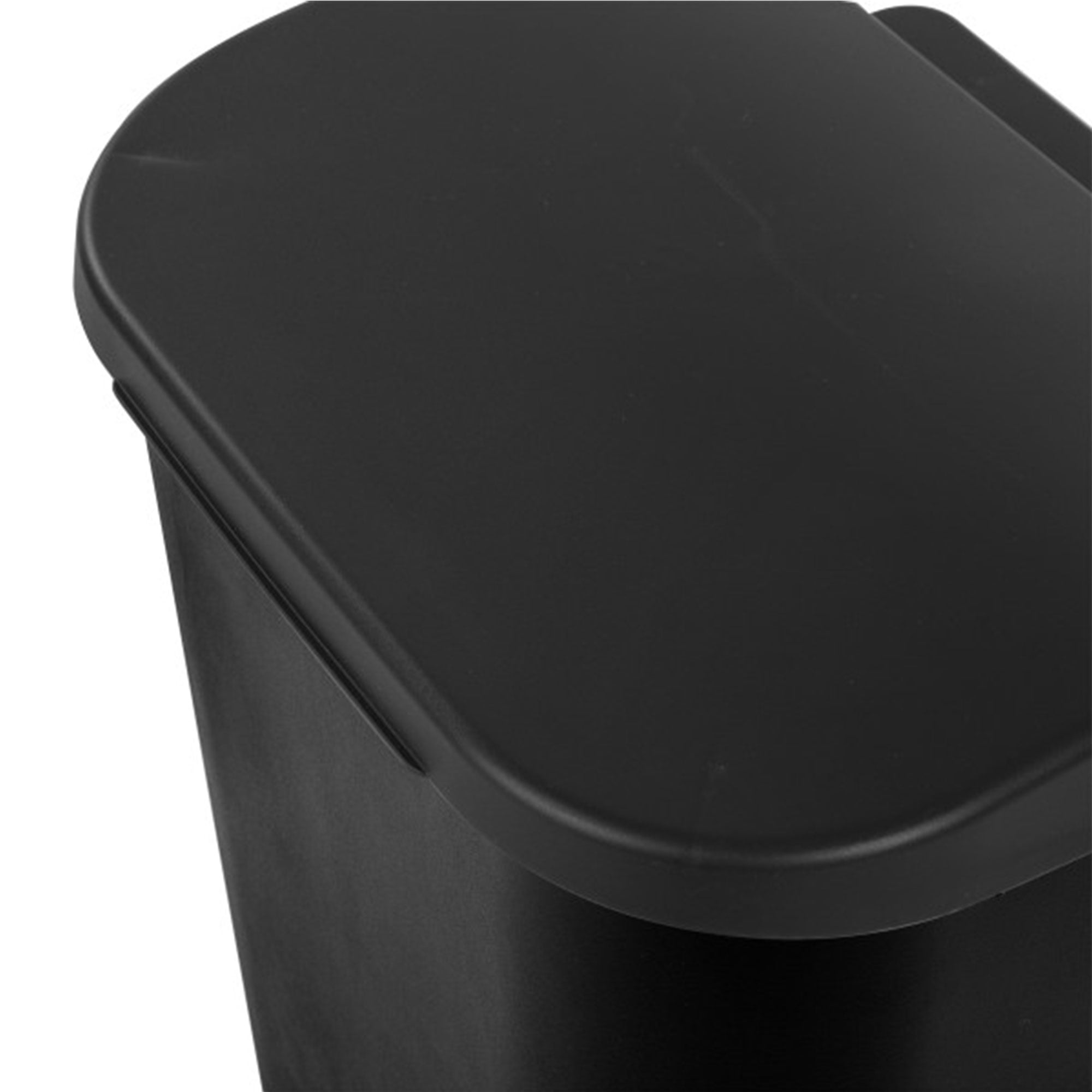 Sterilite 11.3 Gal Lift Top Kitchen Trash Can Wastebaskets, Black (24 Pack)