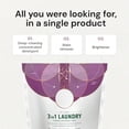 thumbnail image 3 of Natural 3 in 1 Laundry Detergent Pods, Lavender + Vanilla-With Essential Oils, 24 Loads, Organic Enzyme-Powered, Plant & Mineral-Based, 13.5 Ounce Visit the Grab Green Store, 3 of 5